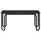 Preview: Couchtisch Schwarz 100 x 50 x 45 cm Holzwerkstoff