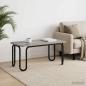 Preview: ARDEBO.de - Couchtisch Grau Sonoma 100 x 50 x 45 cm Holzwerkstoff