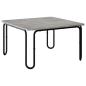 Preview: Couchtisch Betongrau 100 x 100 x 45 cm Holzwerkstoff