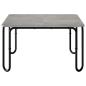 Preview: Couchtisch Betongrau 100 x 100 x 45 cm Holzwerkstoff