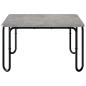 Preview: Couchtisch Betongrau 100 x 100 x 45 cm Holzwerkstoff