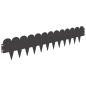 Preview: Raseneinfassung 20 stk. 103 x 20 cm Stahl Schwarz