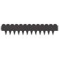 Preview: Raseneinfassung 20 stk. 103 x 20 cm Stahl Schwarz