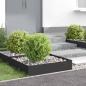 Preview: ARDEBO.de - Raseneinfassung 4 stk. 60 x 60 x 20 cm Stahl Schwarz