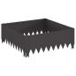 Preview: Raseneinfassung 4 stk. 60 x 60 x 20 cm Stahl Schwarz