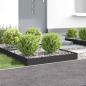 Preview: ARDEBO.de - Raseneinfassung 4 stk. 100 x 100 x 20 cm Stahl Schwarz