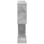 Preview: Wandregal Betongrau 100 x 12 x 50,5 cm Holzwerkstoff