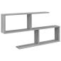 Preview: Wandregal Sonoma-Grau 100 x 12 x 50,5 cm Holzwerkstoff