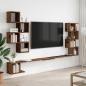 Preview: ARDEBO.de - Wandmontiertes TV-Regal Altholz 200 x 15 x 94 cm Holzwerkstoff