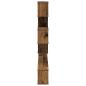 Preview: Wandmontiertes TV-Regal Altholz 200 x 15 x 94 cm Holzwerkstoff