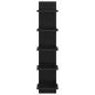 Preview: Wandregal Schwarze Eiche 22 x 15 x 100 cm Holzwerkstoff