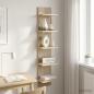 Preview: ARDEBO.de - Wandregal Sonoma-Eiche 22 x 15 x 100 cm Holzwerkstoff