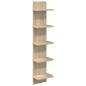 Preview: Wandregal Sonoma-Eiche 22 x 15 x 100 cm Holzwerkstoff