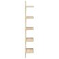 Preview: Wandregal 2 Stk. Sonoma-Eiche 22 x 15 x 100 cm Holzwerkstoff