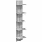 Preview: Wandregal Sonoma-Grau 22 x 15 x 100 cm Holzwerkstoff