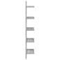 Preview: Wandregal Sonoma-Grau 22 x 15 x 100 cm Holzwerkstoff