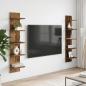 Preview: ARDEBO.de - Wandregal 2 stk. Altholz 22 x 15 x 100 cm Holzwerkstoff