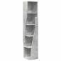 Preview: Eckschrank 27,5x27x140cm Holzwerkstoff Betongrau