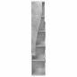 Preview: Eckschrank 27,5x27x140cm Holzwerkstoff Betongrau