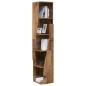 Preview: Eckschrank 27,5x27x140cm Holzwerkstoff Altholz