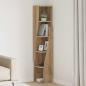 Preview: ARDEBO.de - Eckschrank 27,5x27x140cm Holzwerkstoff Artisan-Eiche