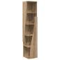 Preview: Eckschrank 27,5x27x140cm Holzwerkstoff Artisan-Eiche