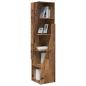 Preview: Eckschrank 32x32x140cm Holzwerkstoff Altholz