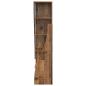Preview: Eckschrank 32x32x140cm Holzwerkstoff Altholz