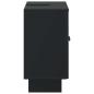Preview: Waschbeckenschrank EDE Schwarz 59,5 x 31,5 x 59 cm