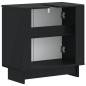 Preview: Waschbeckenschrank EDE Schwarz 59,5 x 31,5 x 59 cm