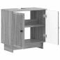 Preview: Waschbeckenschrank EDE Sonoma-Grau 59,5 x 31,5 x 59 cm