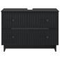 Preview: Waschbeckenschrank EDE Schwarz 82 x 41 x 59 cm Holzwerkstoff