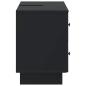 Preview: Waschbeckenschrank EDE Schwarz 82 x 41 x 59 cm Holzwerkstoff