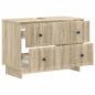Preview: Waschbeckenschrank EDE Sonoma-Eiche 82 x 41 x 59 cm