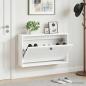 Preview: ARDEBO.de - Wandmontierter Schuhschrank EDE 71 x 17 x 43 cm Holzwerkstoff
