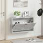 Preview: ARDEBO.de - Wandmontierter Schuhschrank EDE 71 x 17 x 43 cm Holzwerkstoff