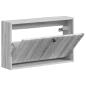 Preview: Wandmontierter Schuhschrank EDE 71 x 17 x 43 cm Holzwerkstoff