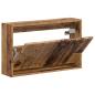 Preview: Wandmontierter Schuhschrank EDE 71 x 17 x 43 cm Holzwerkstoff