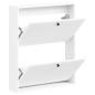 Preview: Wandmontierter Schuhschrank EDE 71 x 17 x 86 cm Holzwerkstoff