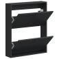 Preview: Wandmontierter Schuhschrank EDE 71 x 17 x 86 cm Holzwerkstoff