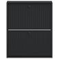 Preview: Wandmontierter Schuhschrank EDE 71 x 17 x 86 cm Holzwerkstoff