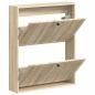 Preview: Wandmontierter Schuhschrank EDE 71 x 17 x 86 cm Holzwerkstoff