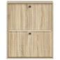 Preview: Wandmontierter Schuhschrank EDE 71 x 17 x 86 cm Holzwerkstoff