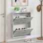 Preview: ARDEBO.de - Wandmontierter Schuhschrank EDE 71 x 17 x 86 cm Holzwerkstoff