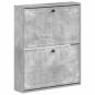 Preview: Wandmontierter Schuhschrank EDE 71 x 17 x 86 cm Holzwerkstoff