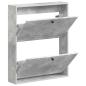 Preview: Wandmontierter Schuhschrank EDE 71 x 17 x 86 cm Holzwerkstoff