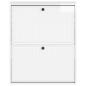 Preview: Wandmontierter Schuhschrank EDE 71 x 17 x 86 cm Holzwerkstoff