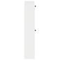 Preview: Wandmontierter Schuhschrank EDE 71 x 17 x 86 cm Holzwerkstoff