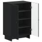 Preview: Schuhschrank EDE 59,5 x 39,5 x 90 cm Holzwerkstoff Schwarz