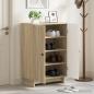 Preview: ARDEBO.de - Schuhschrank EDE 59,5 x 39,5 x 90 cm Holzwerkstoff Sonoma-Eiche